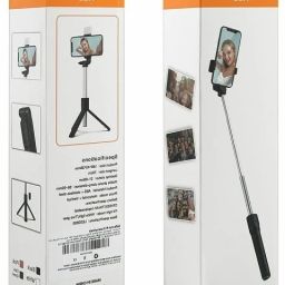NKKL Perfect Design Selfie Stick Strong With Light, Multi Purpose Use Bluetooth Remote_VR12 Bluetooth Selfie Stick-image-117