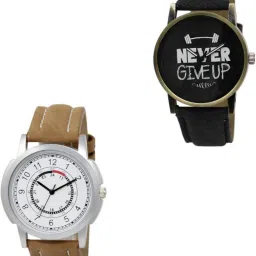 Analog Watch - For Men & Women LR17_1-Off White_LR27_1-Black-image-98