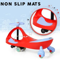 tygatec Swing Car Ride On With 360 Rotating Handle & PU Wheels, 50kg Weight Capacity Car Car Non Battery Operated Ride On image 4