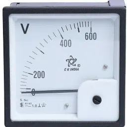 96mm 600V Voltmeter Fitted with Brass Nut and Volt Voltmeter-19