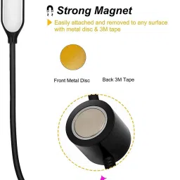 keetoz 6W Sewing Machine Light with 12 LED's, Magnetic Mounting Base Working Lamp Table Lamp image 2