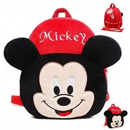 children,'s school bag embroidery , soft velvet , double zip soft material School Bag-image-67