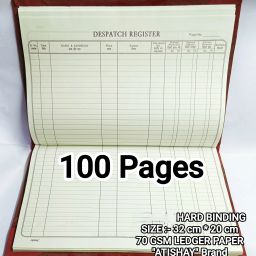 ATISHAY Dispatch Register for Letter Record Register- (100 Pages) Dispatch Register for Letter Record for Offices,Schools,Institutes,Hospitals etc 1-Part Dispatch Register-image-14