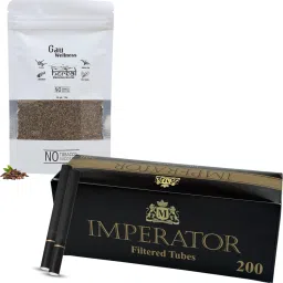 Organic Smoking Blend Herbs Mixture 30 G With Empty Cigarettes Tubes Box Of 200 Smoking Cessations-picture-20