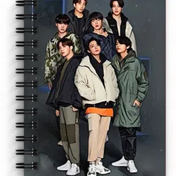 BTS 2023 NEW DIARY COLLECTION A5 Notebook RULED 160 Pages-image-30