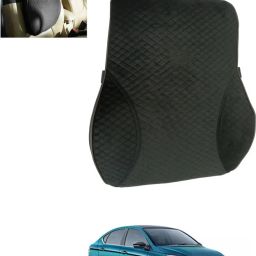 Black Velvet Car Pillow Cushion for Tata-image-93