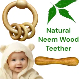 Natural Pure Neem Wood Rattles for Baby Rattle-17