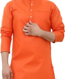 tibra collection Men Solid Cotton Blend Straight Kurta-picture-23