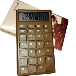crewel HIGH QUALITY ATTRACTIVE LARGE HD DISPLAY WITH SOFT TOUCH FAIR & FAST ELECTRONIC CHECK & CORRECT Basic Calculator image 3