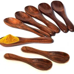 Wooden Small Spoon, Tableware & Dinnerware & Kitchen used Spoons Wooden Coffee Spoon, Sugar Spoon, Soup Spoon, Ice-cream Spoon, Salad Spoon, Table Spoon Set-21