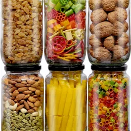 Glass Grocery Container- 1100 ml-0