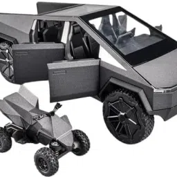1:24 Scale Tesla Cybertruck Model Collection Enthusiasts Toy Pull-Back Truck-image-14
