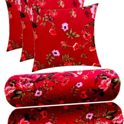 Microfibre Floral Bolster Pack of 5-image-25