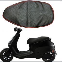 KBA-Seat Cover For Ola Electric S1 and S1 Pro Black & Red Lining Split Bike Seat Cover For Ola S1, S1 Pro-image-38