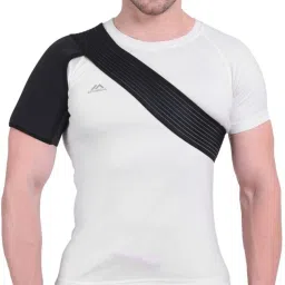 Shoulder Support Brace With Adjustable Stretch Strap Belt For Men & Women Shoulder Support-image-42