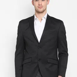 Aditi Wasan Men Black Solid Single-Breasted Formal Blazer-picture-46