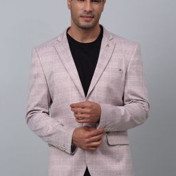 Cantabil Checked Single-Breasted Casual Blazer-picture-47
