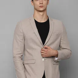 Louis Philippe Sport Textured Single-Breasted Pure Cotton Slim Fit Blazers-picture-44