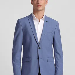 Allen Solly Slim-Fit Single Breasted Pure Cotton Formal Blazer-image-87