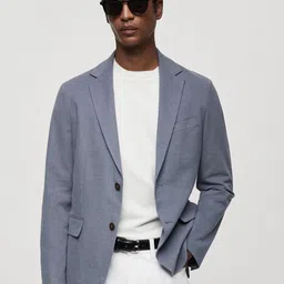 MANGO MAN Structured Slim Fit Blazer-picture-13