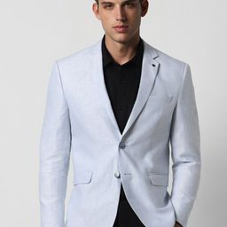 Van Heusen Slim-Fit Single Breasted Pure Linen Formal Blazers-picture-22