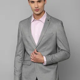 Allen Solly Men Self-Design Single-Breasted Slim-Fit Casual Blazer-picture-23
