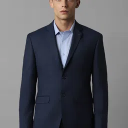 Louis Philippe Men Checked Slim-Fit Formal Blazer-12