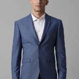 Louis Philippe Men Checked Slim-Fit Formal Blazer-picture-46