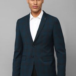 Allen Solly Men Checked Single Breasted Slim-Fit  Blazer-picture-0
