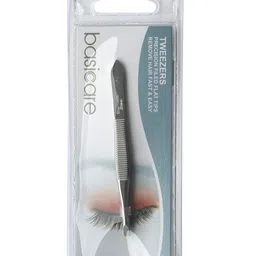basicare Grey Textured Flat Tweezer image 4