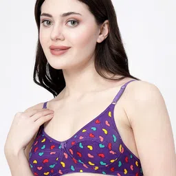 Docare Pack Of 2 Medium Coverage Non Padded Cotton Minimizer Bra With All Day Comfort image 4