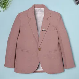 Ridokidz Boys Tailored-Fit Notched Lapel Single Breasted Blazer-image-86
