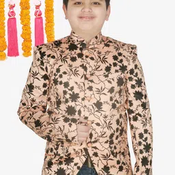 SG YUVRAJ Boys Printed Bandhgala Blazers-85