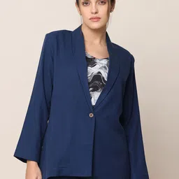 Saltpetre Single-Breasted Comfort-Fit Casual Blazer-picture-39