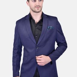 PRINTCULTR Notched Lapel Single Breasted Blazers-image-62