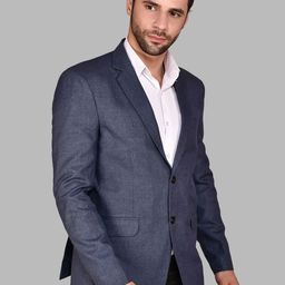 PRINTCULTR Notched Lapel Collar Single-Breasted Formal Blazers-image-97