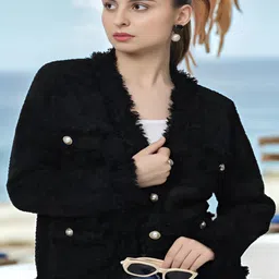 DressBerry Women Single-Breasted Overcoat-38