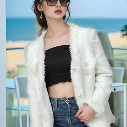 DressBerry Woollen Regular Jacket-picture-44