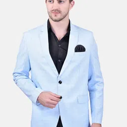 PRINTCULTR Single Breasted Notched Lapel Formal Blazers-picture-45