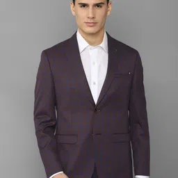 Allen Solly Men Grey Checked  Blazers-picture-49