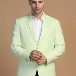 TAHVO Men Single Breasted Double Vented Blazers-picture-24