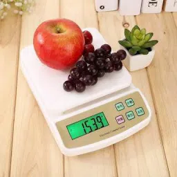 JIGGSTER STORE Multipurpose Portable Electronic Digital 10 Kg Kitchen Weight Scale Machine with Tare Function Measure for Measuring Fruits, Spice, Food and Vegetable Weighing Scale image 4
