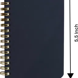 innaxa Pocket Notebook with a Black cover For Writing Personal,Office Use Pocket-size Notebook Blank 120 Pages image 3