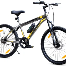 Sniper MTB 24T Mountain Bicycle - Single Speed - Ideal for 9-14 years - Age 24 T (inch) Mountain Cycle-image-65