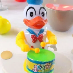 Cute Drummer Toy for Toddler Kids Musical Ding Dong Rattle-17