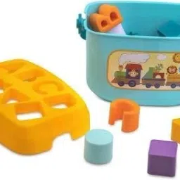 himanshu tex Baby First Blocks Color & Shape Toy Educational Sorting Box for Kids Toys image 5
