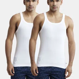 jockey Pack of 2 US26 Super Combed Cotton Rib Men Vest-picture-24