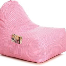 XXL Hackey Cotton Canvas Star Printed Lounger Bean Bag With Bean Filling-image-22