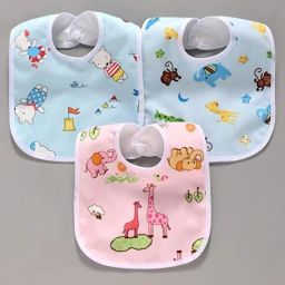 Waterproof and Quick Dry Baby Bibs Pack of 3-32