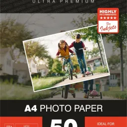 Premium Plus Glossy Photo Paper A4 50 Sheets Unruled for Canon Hp Epson Inkjet Printer A4 175 gsm Photo Paper-picture-16